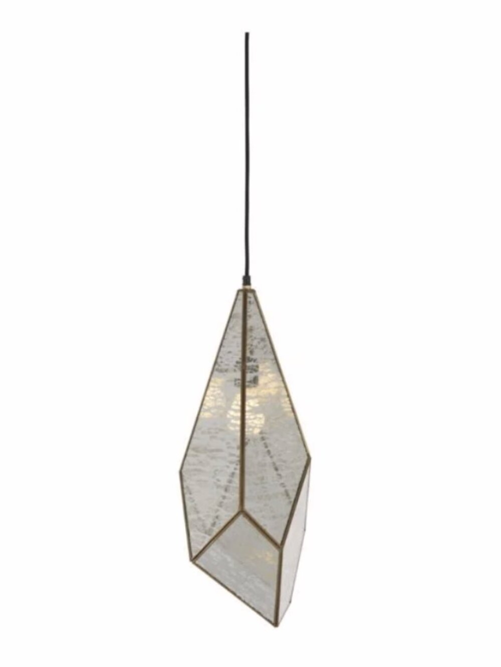 Modern Geometric Dark Tone Brass MALINA Pendant Light